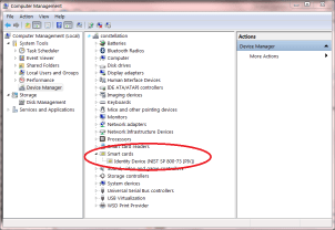 GoldKey token detected as PIV card