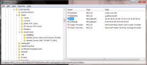 Registry key corresponding to GoldKey